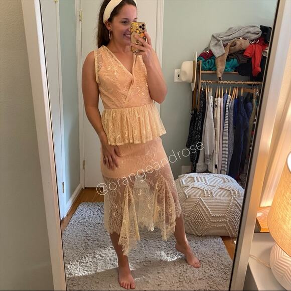 Vone Anthropologie Pink Dress 10 - Picture 6 of 16